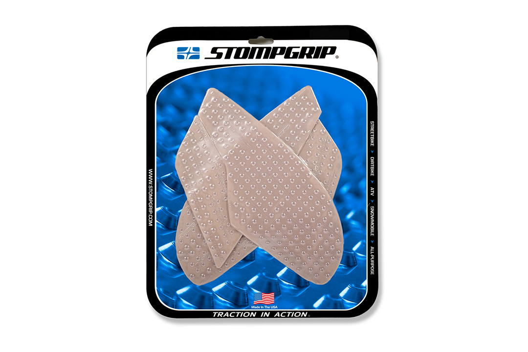 Stompgrip transparente, Volcano, para Suzuki SV650, 2016-2025, SV650 S, 2016-2020, SV650 X, 2019-2020