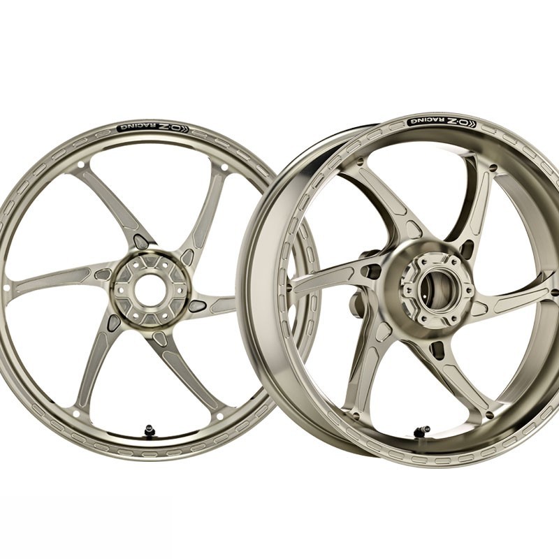 Juego de llantas de aluminio OZ Gass RS-A en color titanio para Ducati Panigale V4(S), 2025