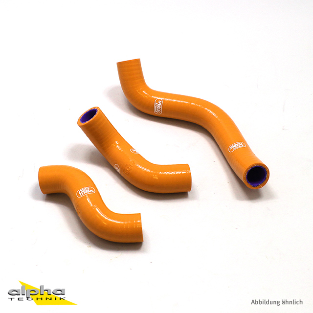 Kit de mangueras de silicona SAMCO SPORT naranja para KTM 450 SX-F Factory Edition año modelo 2015
