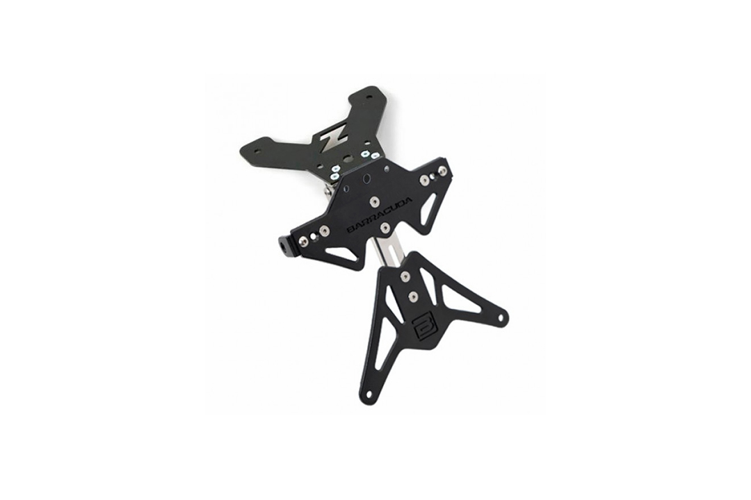 Soporte de matrícula Barracuda para Kawasaki Z1000 2007-2009 / Z750 2007-2014 / Z750R 2011-2015