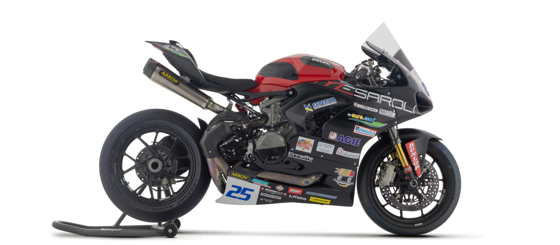 Sistema completo Arrow Competition Titan PRO RACE para Ducati Panigale V2/Streetfighter V2 modelos 2020-2024