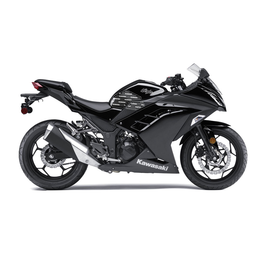 Stompgrip negro, Icon, para Kawasaki, Ninja 250SL, Z300 2015-2016, Ninja 300 2013-2017, Z250SL 2015-2017