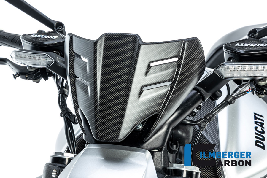 Parabrisas de Carbono Ilmberger, mate, Ducati Diavel V4, 2023-