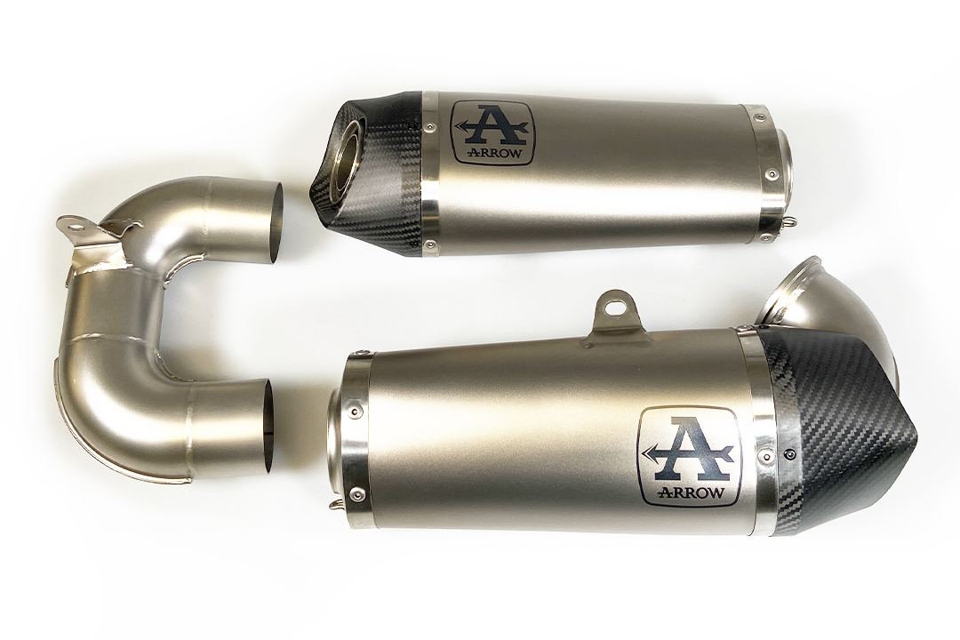 ARROW Escape WORKS Titan para Ducati Panigale V2/Streetfighter V2 Año del modelo 2020-2024