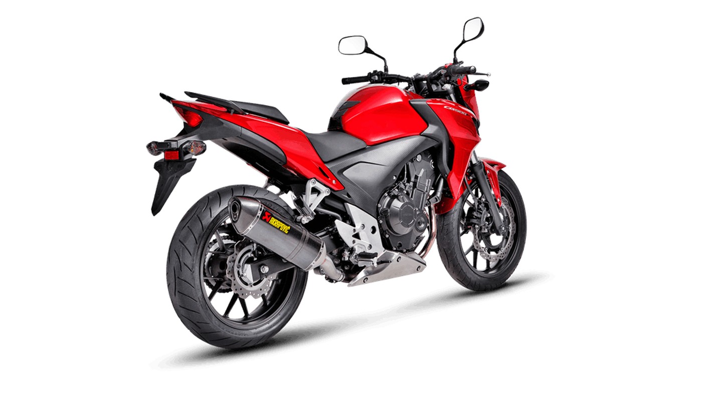 Escape Akrapovic Slip-On Line (Carbono) para Honda CB 400/500F 2013-2015