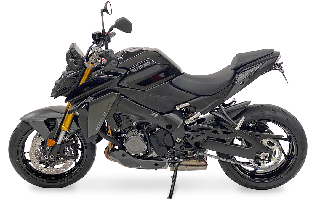 Soporte de matrícula alpha Technik para Suzuki GSX-S1000 y GSX-S950, Tipo WEK0, WEK1, WEK2, Año del modelo 2021-