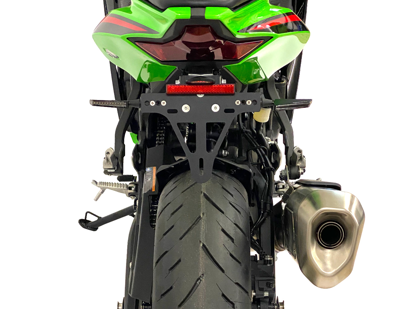 Soporte de matrícula alpha Technik para Kawasaki Ninja ZX4-R / ZX-4RR, año de modelo 2024-