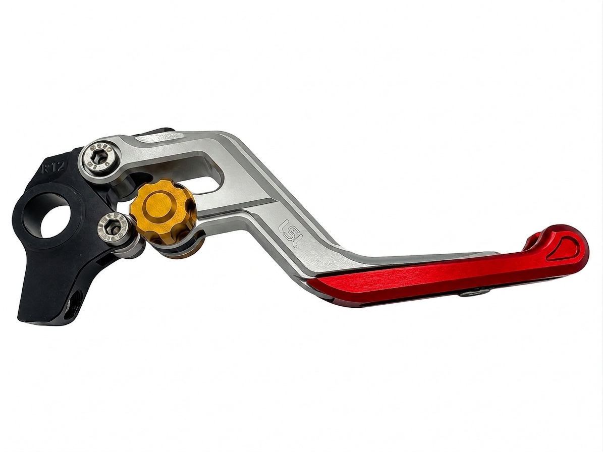 LSL ERGONIA Maneta de freno R68R Plata/Oro/Rojo