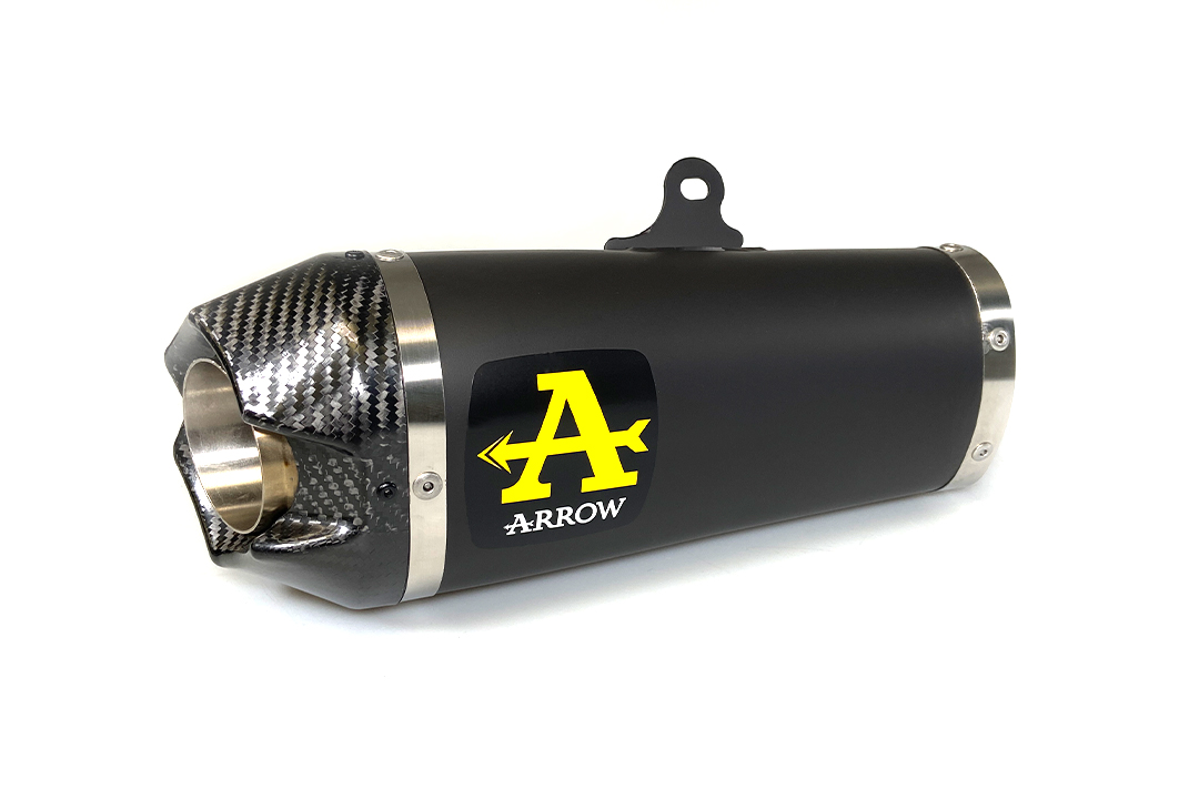 Escape ARROW WORKS para Yamaha Tracer 700 / MT-07 2020-, Acero inoxidable negro