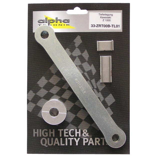 alpha Technik Kit de Descenso de 30mm para Kawasaki Z1000; Tipo ZRT00B; Año del modelo 2007-