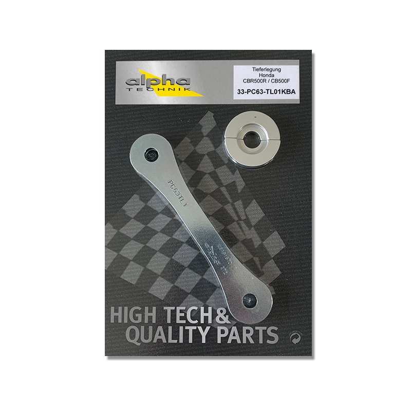 Kit de Descenso alpha Technik 25mm Honda CB500F, PC63; CBR500R, PC62; Año del modelo 2019-