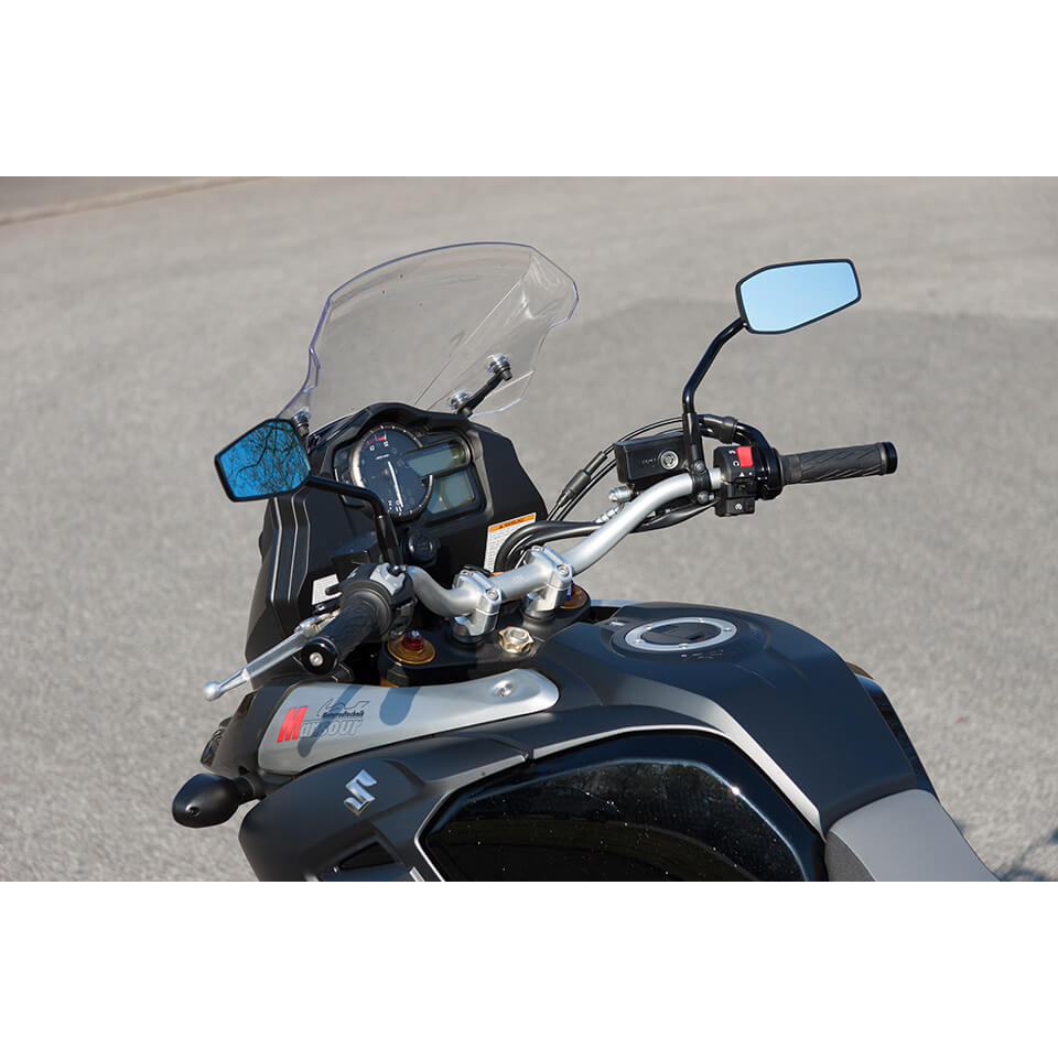 LSL X-Bar Aluminio-manillar Naked Bike X02, 1 1/8 pulgadas, plateado