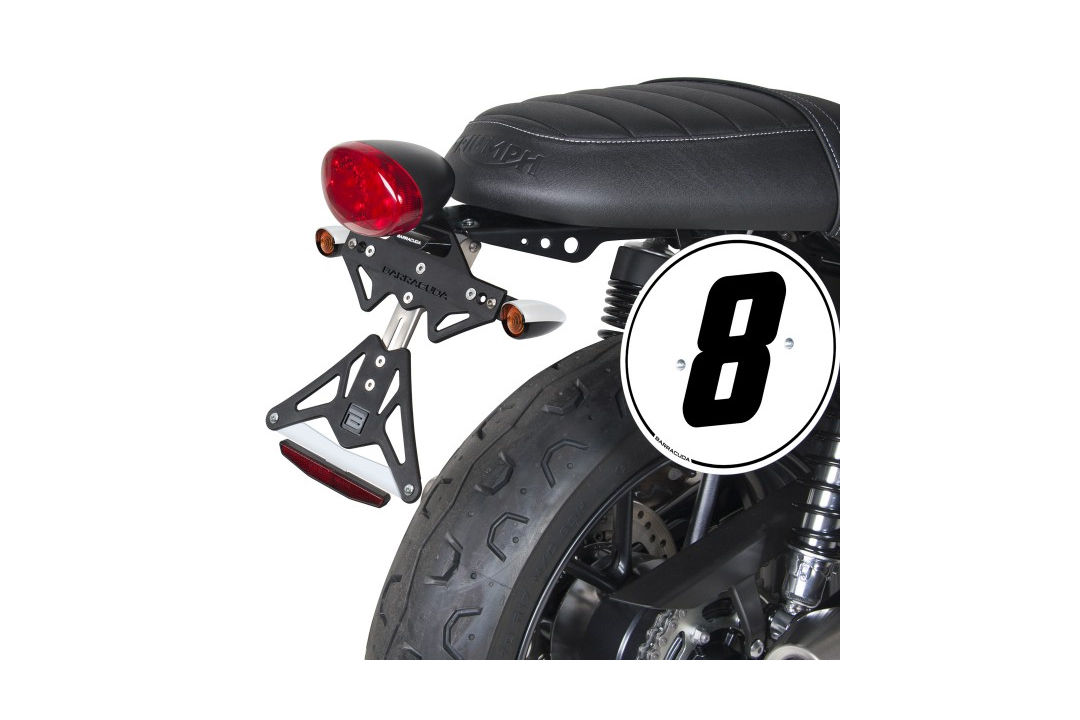 Soporte de matrícula Barracuda para Triumph Street Twin