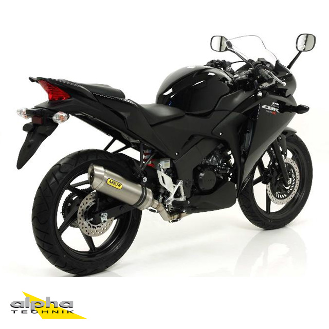 ARROW Escape THUNDER para Honda CBR125R 2011-2016, Aluminio
