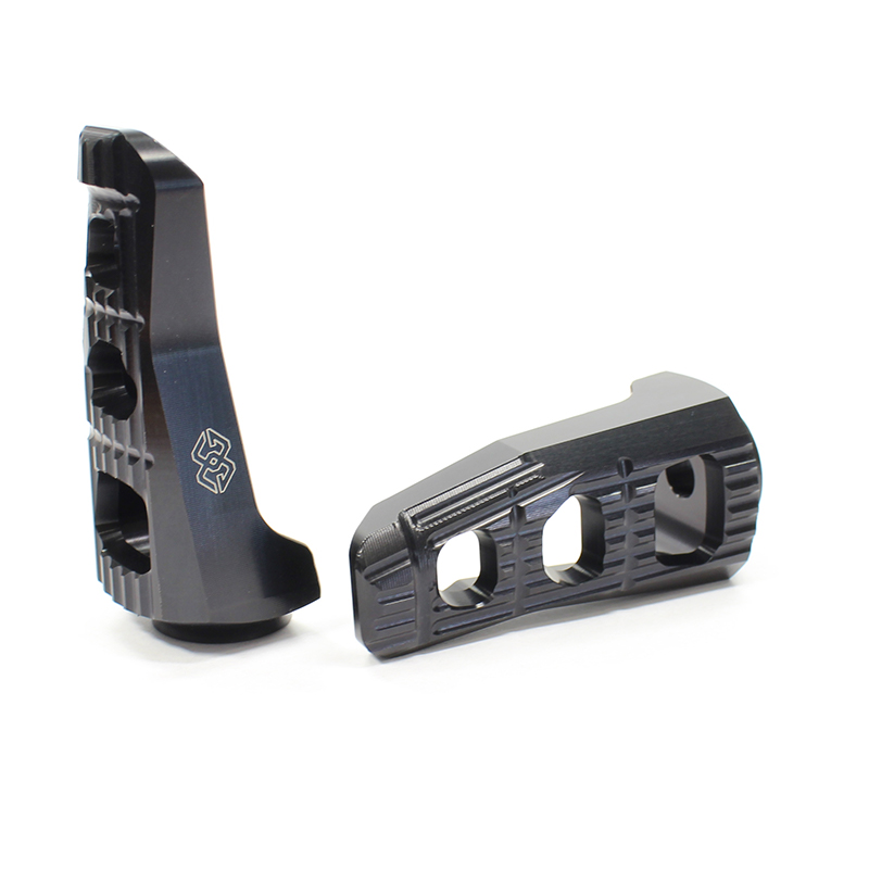 Kit de estriberas de repuesto Gilles Touring, pasajero, negro para Honda CBR1000RR, CBR650R