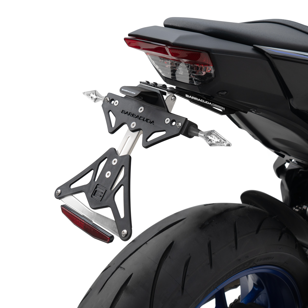 Soporte de Matrícula Barracuda para Yamaha MT-09 Año del Modelo 2024-