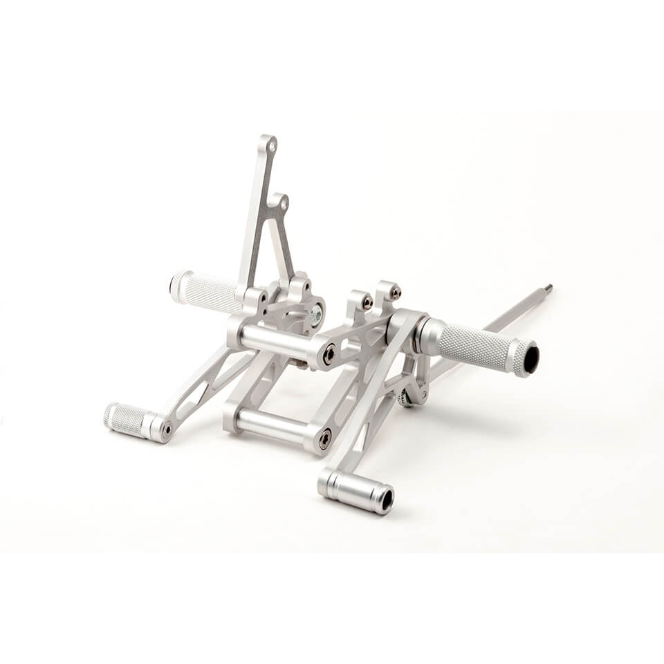 Estriberas LSL para Suzuki SV650, 1999-2002, plateado