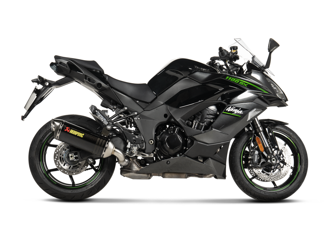 Escape Akrapovic Slip-On Line (Carbon) para Kawasaki Ninja 1000SX 2020-2024, Ninja 1100SX 2025
