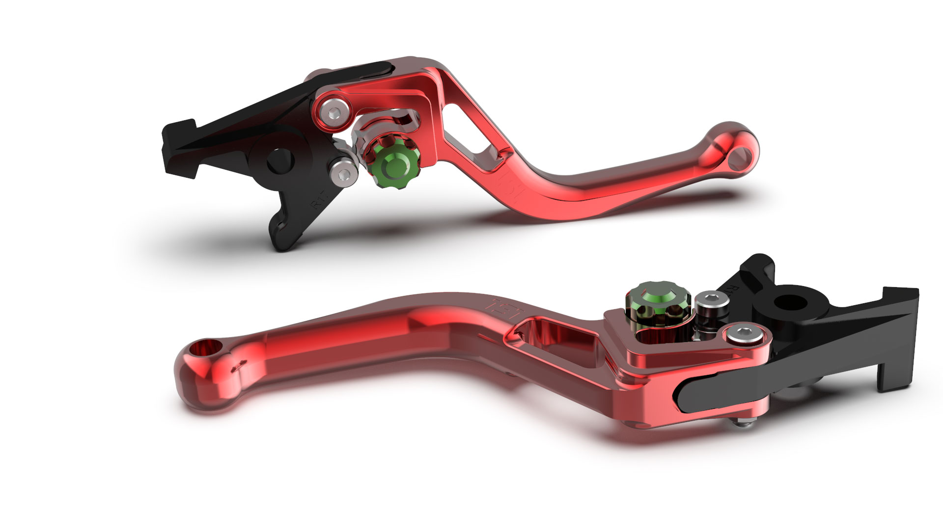 LSL maneta del embrague BOW L83R, corto, rojo/verde