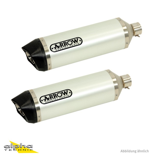 Escape ARROW RACE TECH para KTM 990 Adventure 2006-12 / SMT 2009-13 de aluminio