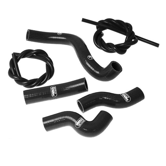 SAMCO SPORT Kit de Mangueras de Silicona Negras para Kawasaki Z750 Z750R Año de Modelo 2007-2012