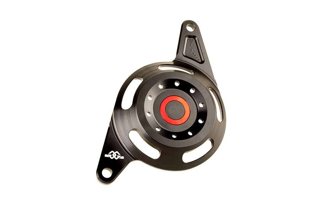 Tapa de piñón Gilles, negra, para Yamaha MT-10 RN45