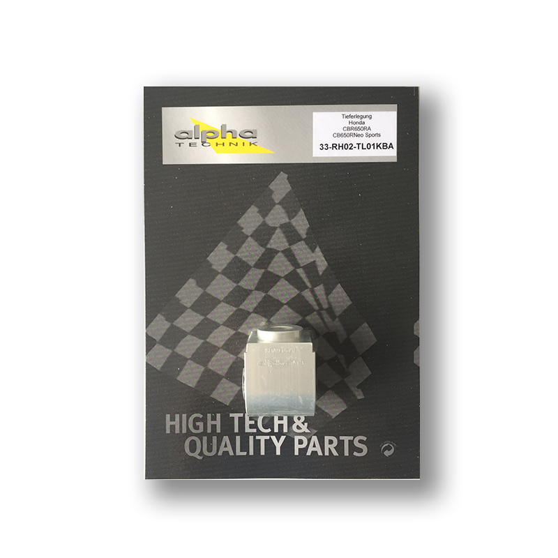 Kit de descenso alpha Technik 25mm para Honda CB650R / CB650RA, Tipo: RH16, a partir del año de modelo 2024 -