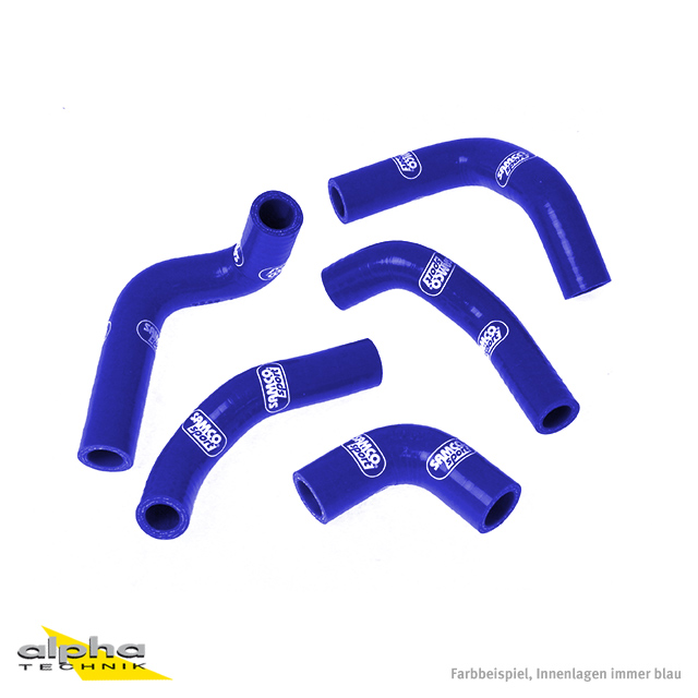 SAMCO SPORT Kit de mangueras de silicona azul para Husqvarna TC250 y TE250, años 2001-2005