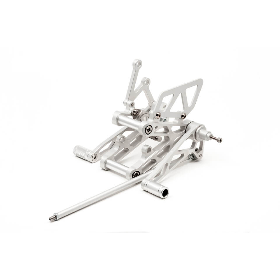 Estriberas LSL para Suzuki GSF600, GSF1200 Bandit, plateadas