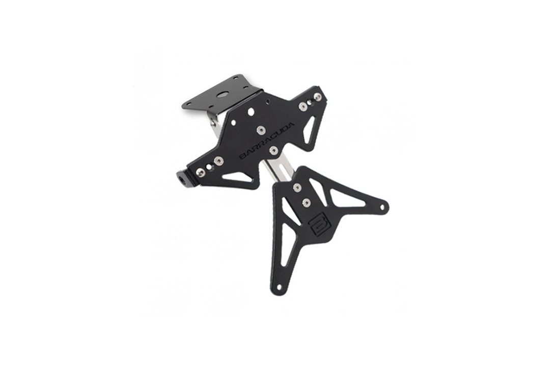 Soporte de matrícula Barracuda para Kawasaki ZX6-R 636 2007-2008
