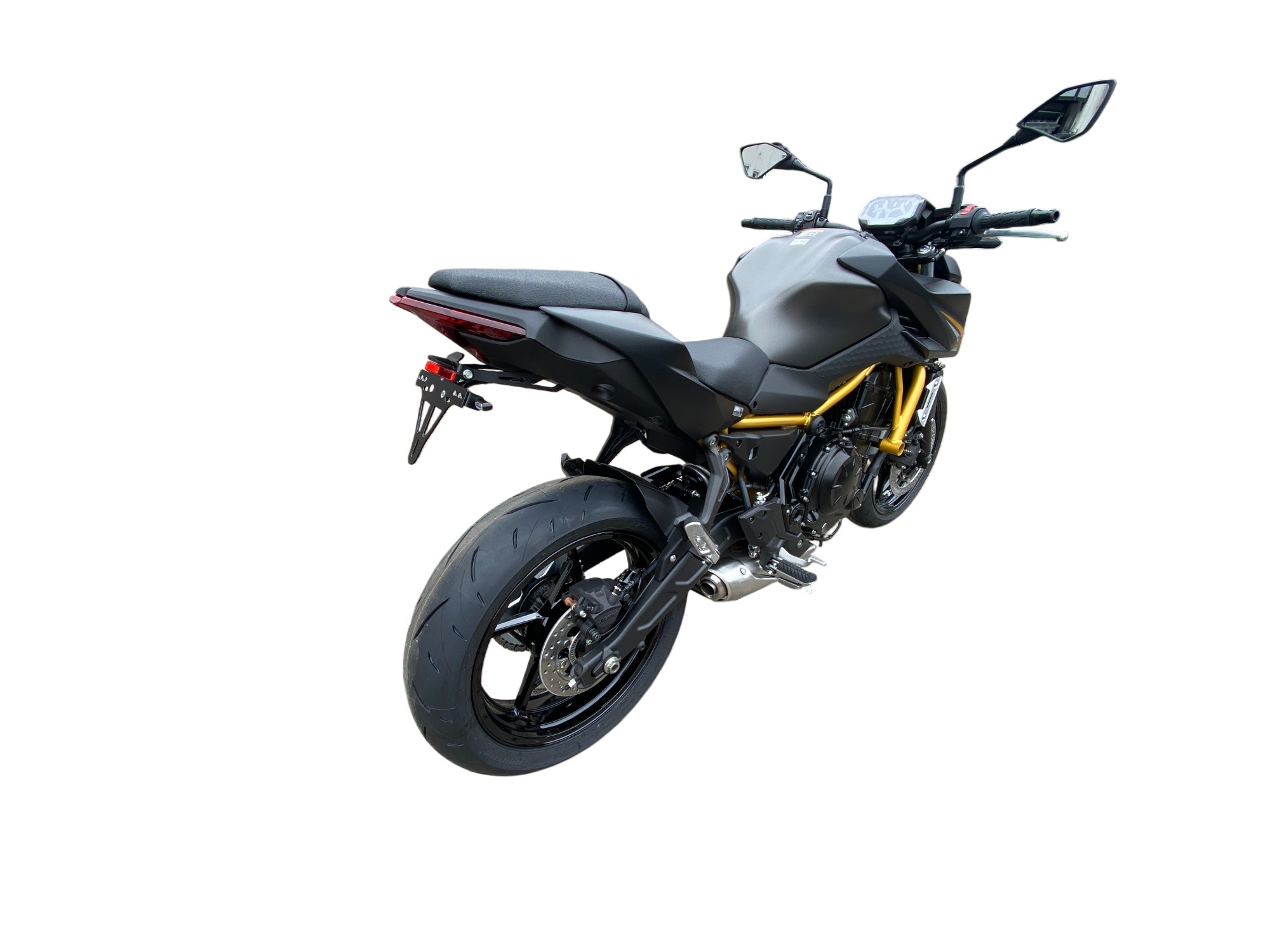 Soporte de matrícula alpha Technik para Kawasaki Z650S a partir del modelo año 2026-