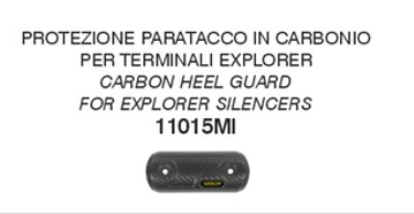 ARROW Carbon-protecion térmil opcional para varios silenciadores ARROW