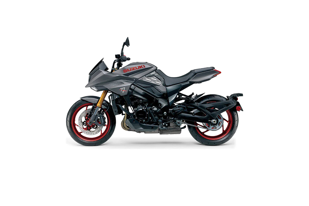 Stompgrip Almohadilla de tracción negra, Icon, Kit de depósito de gasolina para moto de calle, para Suzuki GSX-S1000S Katana, 2020-2025
