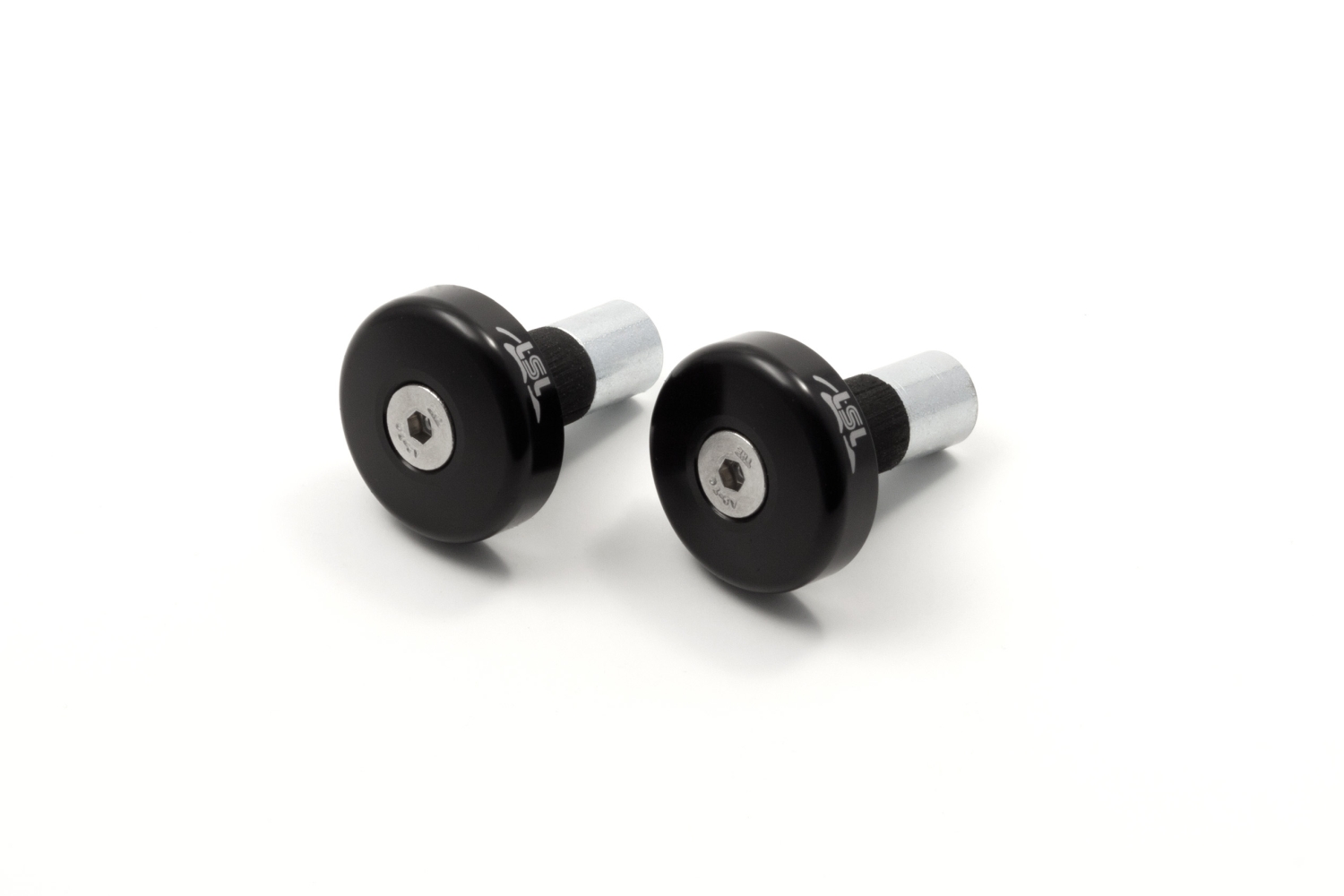 Tapa Plana LSL, 14mm Aluminio/negro