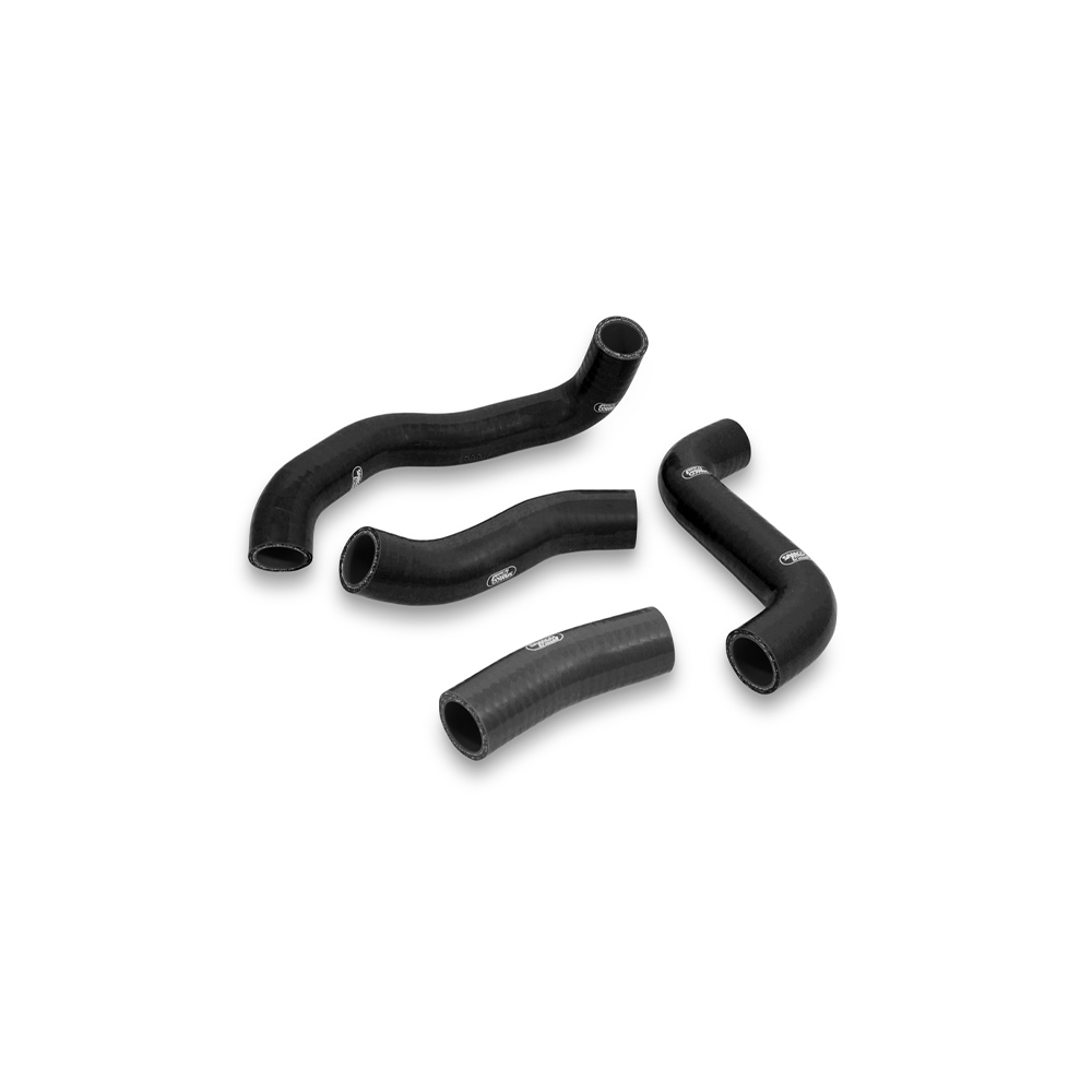 SAMCO SPORT Kit de mangueras de silicona negro mate clásico para Kawasaki ZRX1100 ZRX1200 a partir del año de modelo 1997- solo para vehículos sin descongelación de carburador