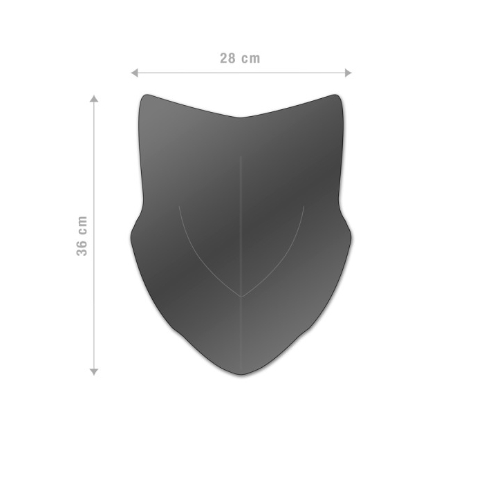 Cúpula Barracuda Aerosport Plexiglas para Honda Transalp 750 2023 -