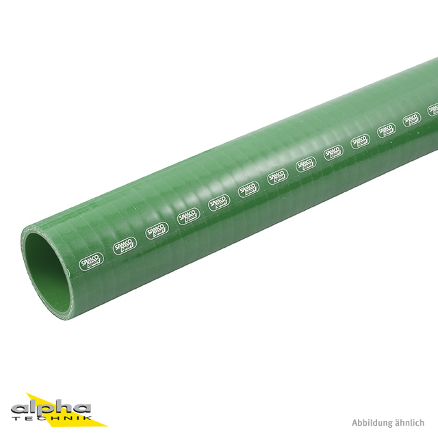 Manguera de silicona SAMCO SPORT recta verde B.R. diámetro interior 45 mm