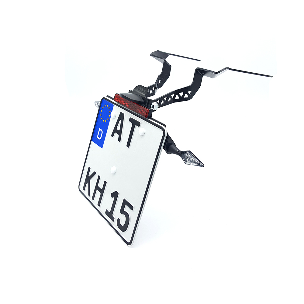 Soporte de matrícula alpha Technik para Honda CB1000R; Tipo SC80; Modelo año 2018-