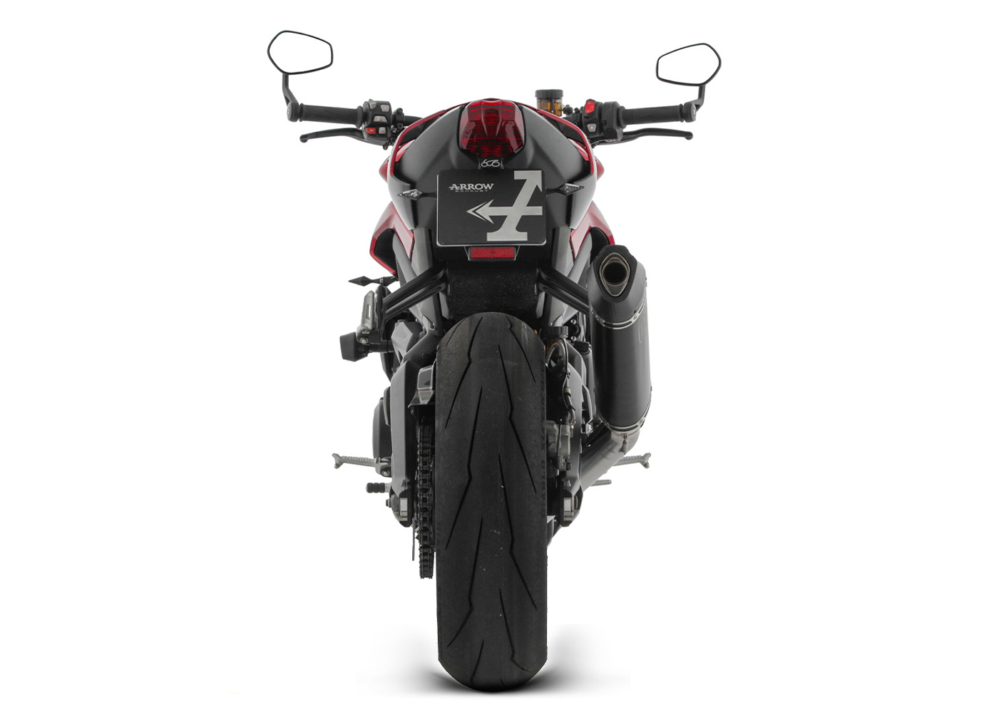 Sistema completo de competición ARROW para Triumph Street Triple 765 RS Año del modelo 2023-