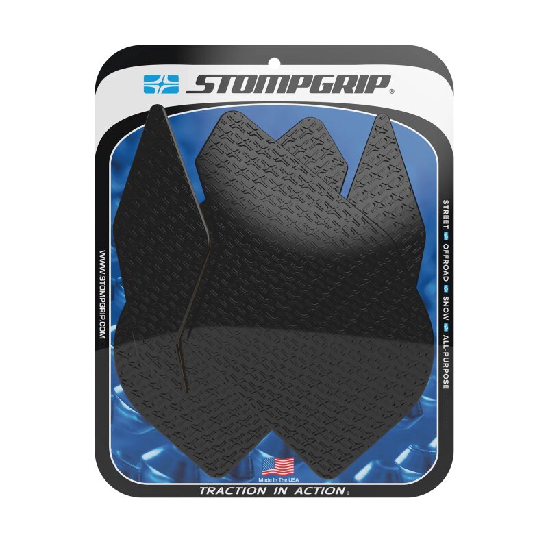 Almohadilla Stompgrip depósito de gasolina negra, Icon, Kit depósito de gasolina para Streetbike - Laterales depósito de gasolina, para Honda CBR600RR, 2024-2025