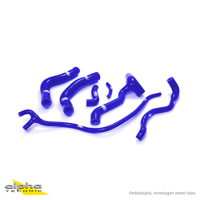 Kit de mangueras de silicona SAMCO SPORT azul para Aprilia SMV750 Dorsoduro años de modelo 2007-2017