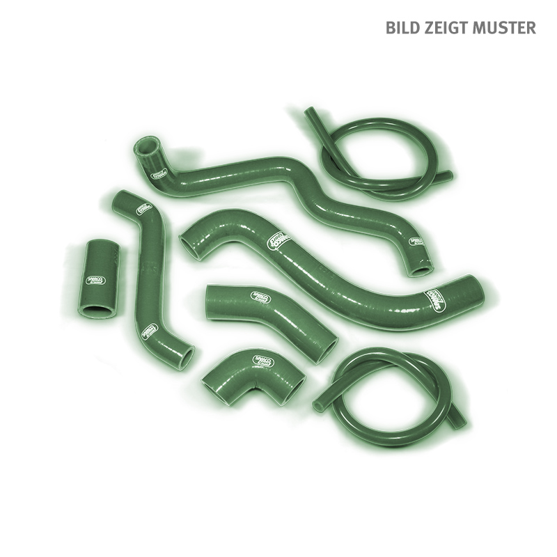 Kit de mangueras de silicona SAMCO SPORT B.R. verde para Aprilia RSV1000 RSV1000 Tuono año del modelo 1998-2005