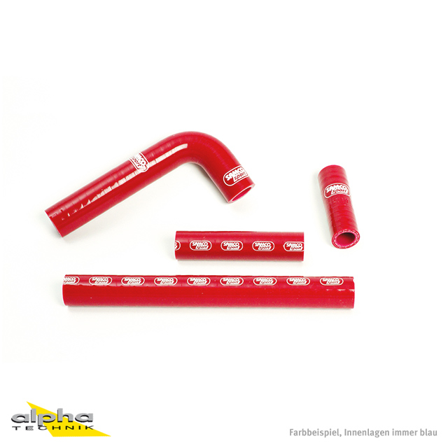 Kit de mangueras de silicona SAMCO SPORT rojo para Yamaha WR400F YZ400F WR426F YZ426F año del modelo 1998-2002