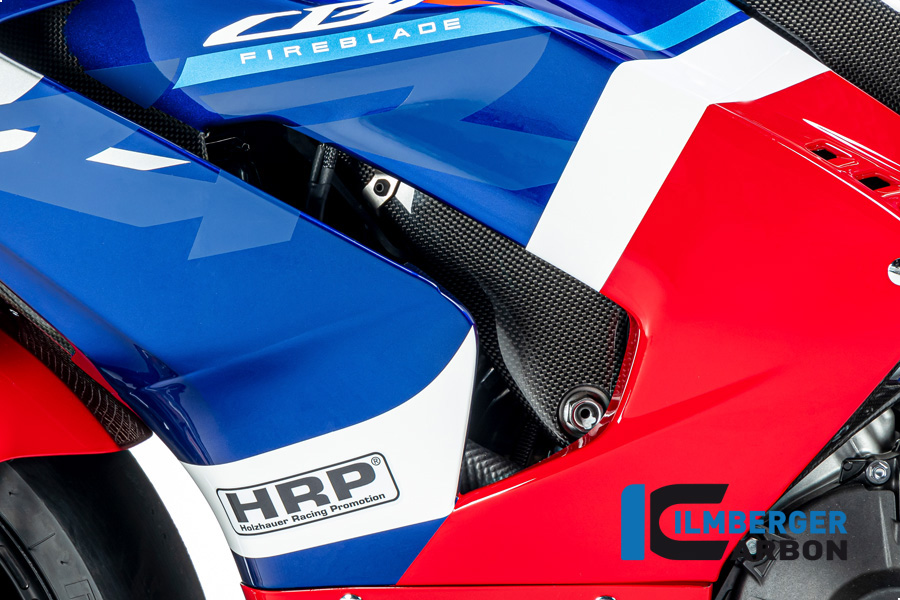 Panel lateral del carenado de carbono Ilmberger lado izquierdo, brillante, para Honda CBR1000RR-R Fireblade (SP), SC82, a partir de 2020-