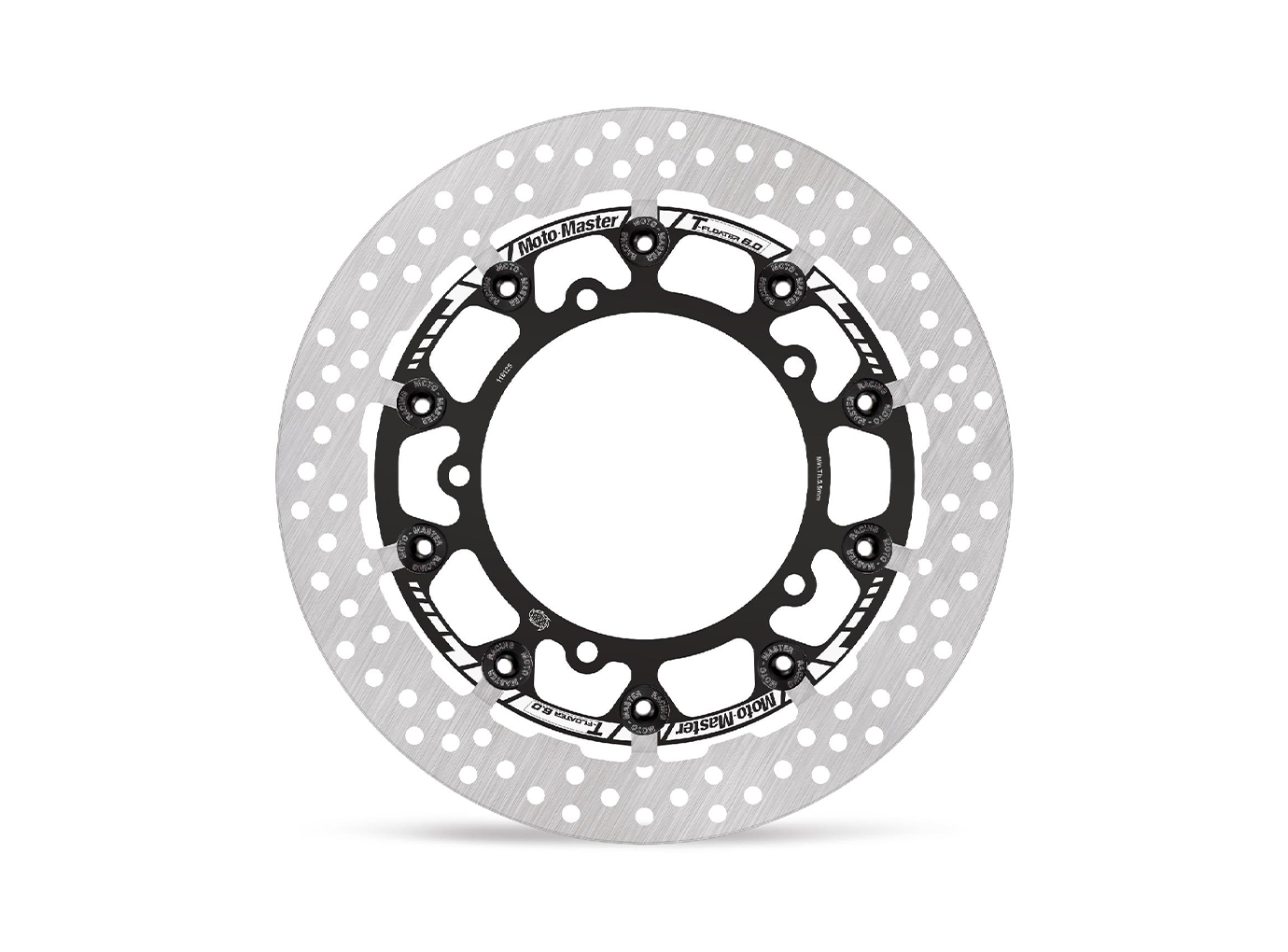 MOTO MASTER disco de freno anterior, delanteroe rotacionalmente simétrico, T-Floater para Yamaha YZF- R3 / R6 / R7, MT07 / Tracer 7 700 / XSR700 / MT09 / Street Rally / Sport Tracker, a partir del año de modelo 2003- según el ámbito de uso