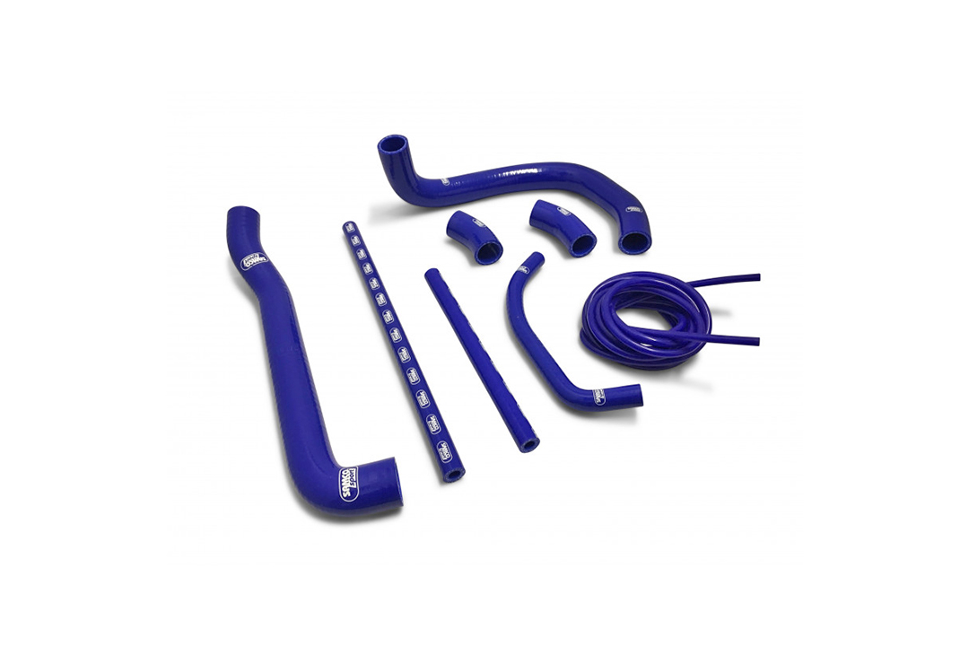 SAMCO SPORT Kit de mangueras de silicona azul para Kawasaki ZXR750 año del modelo 1991-1995