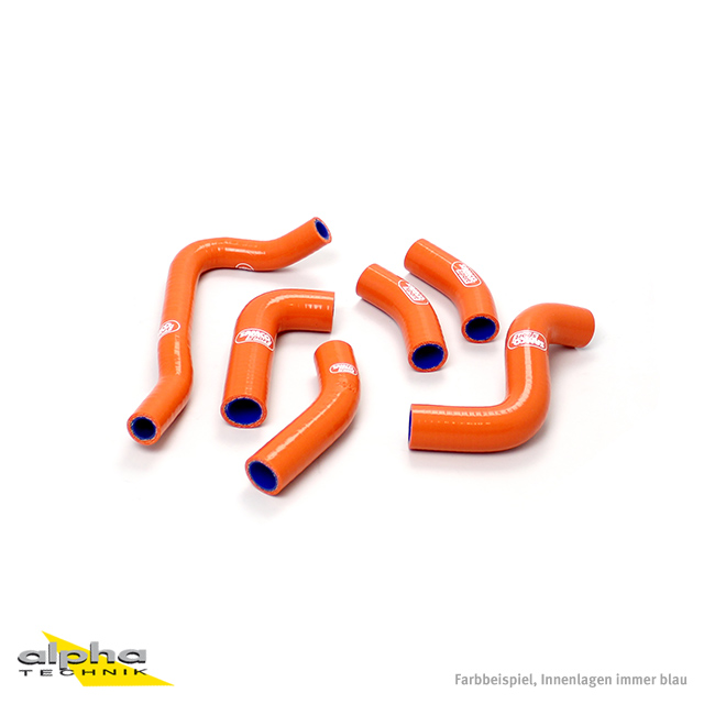Kit de mangueras de silicona SAMCO SPORT naranja para KTM 400 EXC E 520 EXC E 400 SX 520 SX 400 EXC 520 EXC Año del modelo 1999-2002