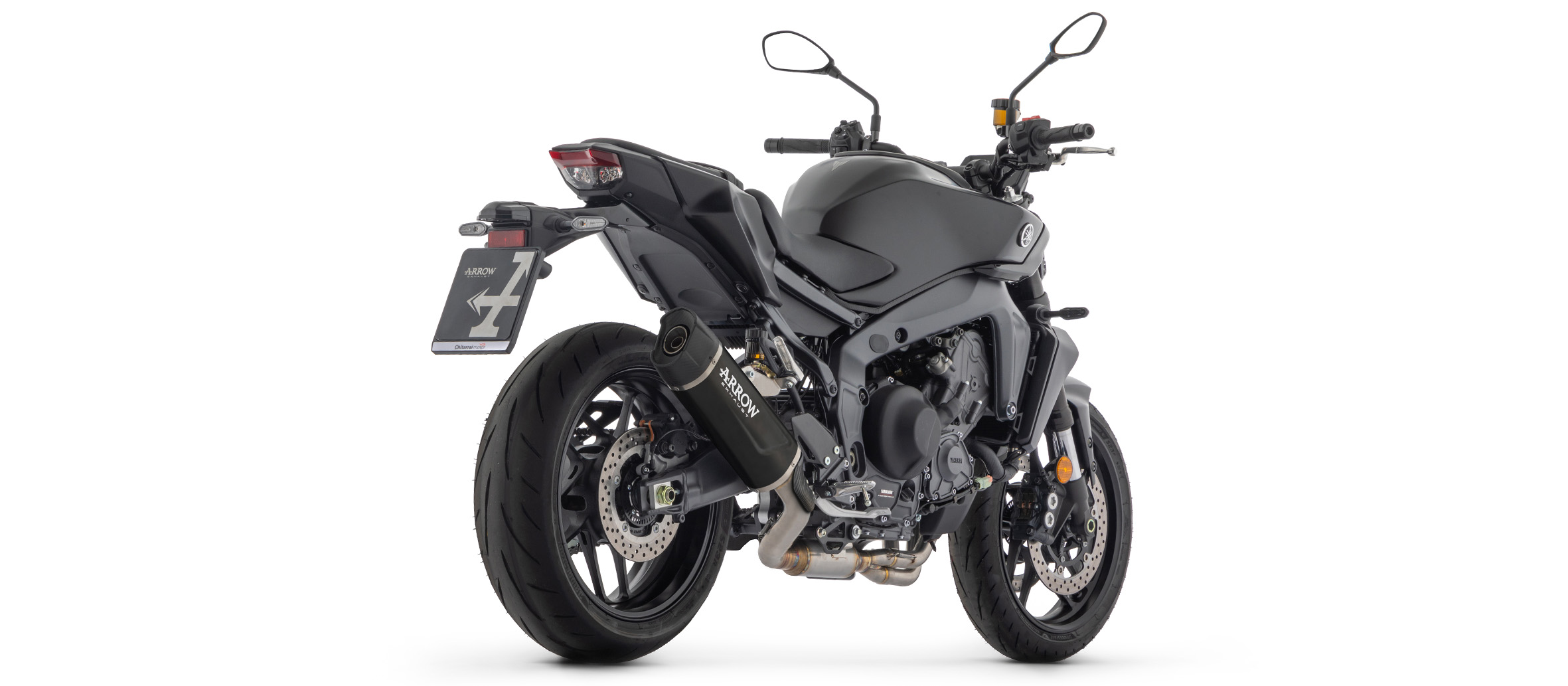 ARROW Silenciador INDY RACE EVO DARK para Yamaha MT09 (SP), Tipo RN87 / RN88 / RN89 / RN90 / RN91 / RN92, 2024-, negro