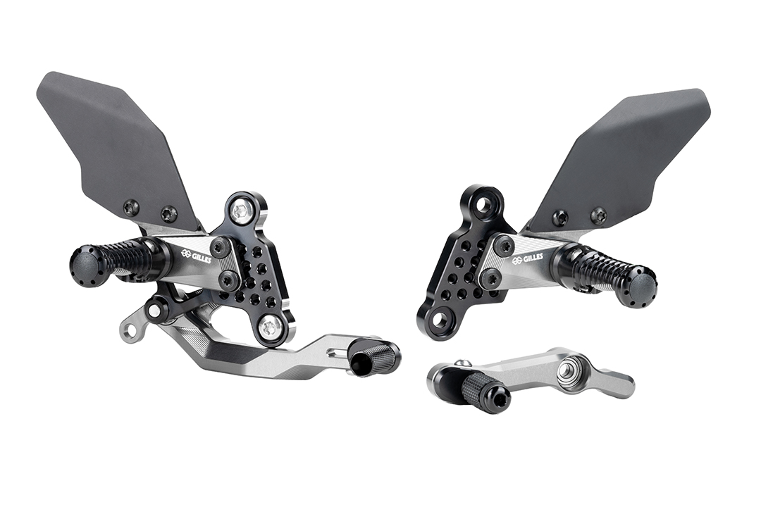 Sistema de Estriberas GILLES AS31GT3 reposapiés para Yamaha MT-09 a partir del año modelo 2021- XSR900 2022-