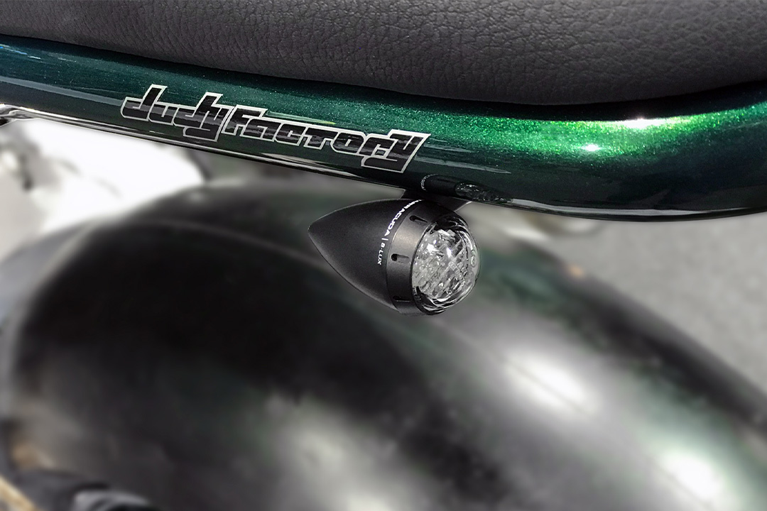 Barracuda luz de intermitente S-LED B-LUX negro